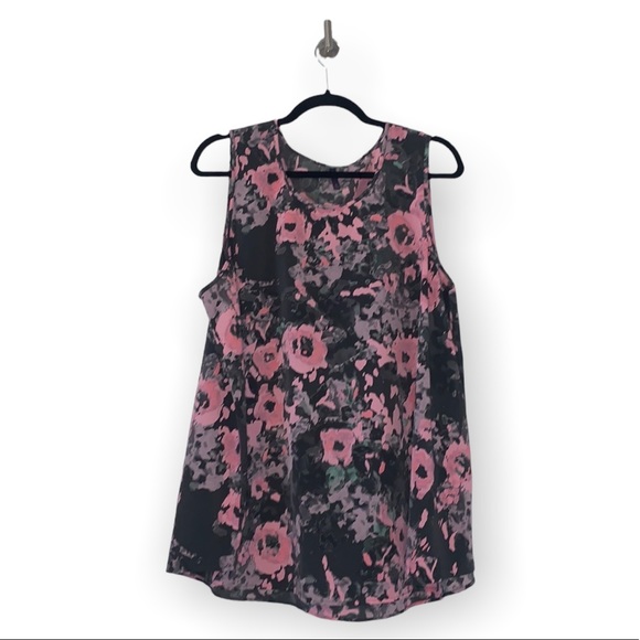 NYDJ Tops - NYDJ Not Your Daughters Jeans Abstract Muted Floral Top Size XL